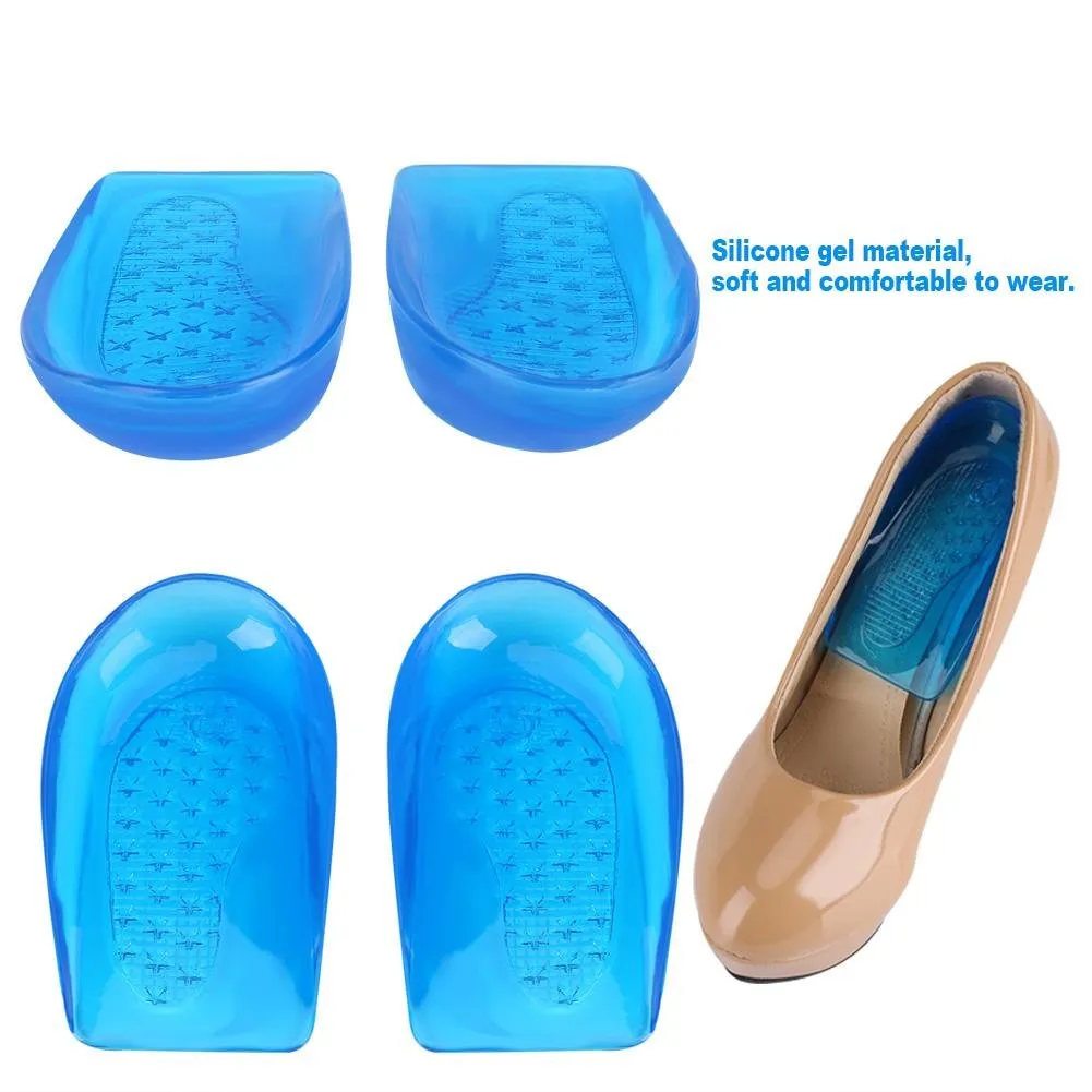 1 Pair O/X Leg Correction Insoles Foot Alignment Silicone Gel Foot Orthotic Arch Support Shoes Insert Pads Heel Cup for Foot Correction L41-46