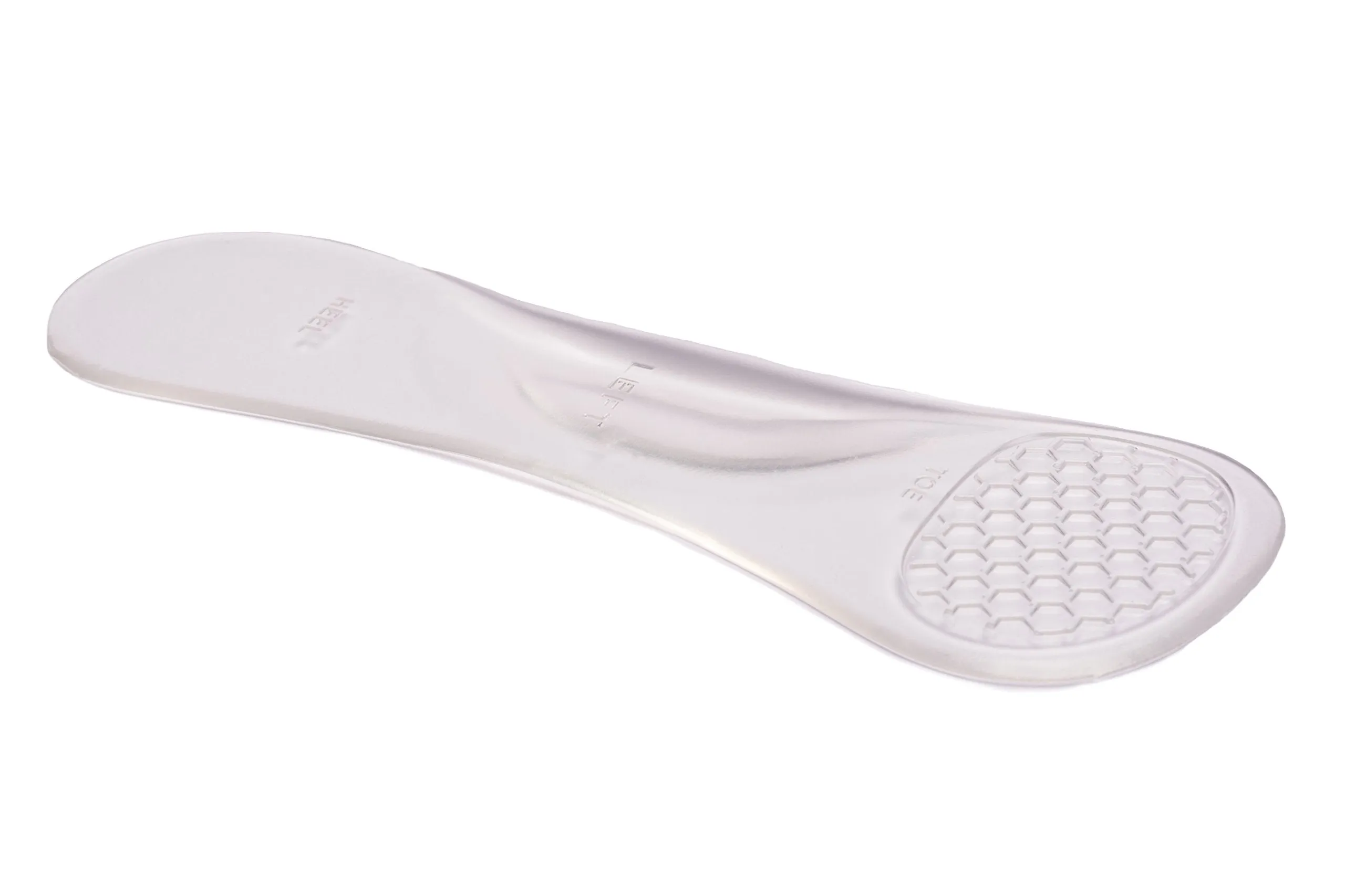1 Pair Party Feet Clear Orthotic Massage Gel Insoles Arch Support Ladies stiletto, high heel universal