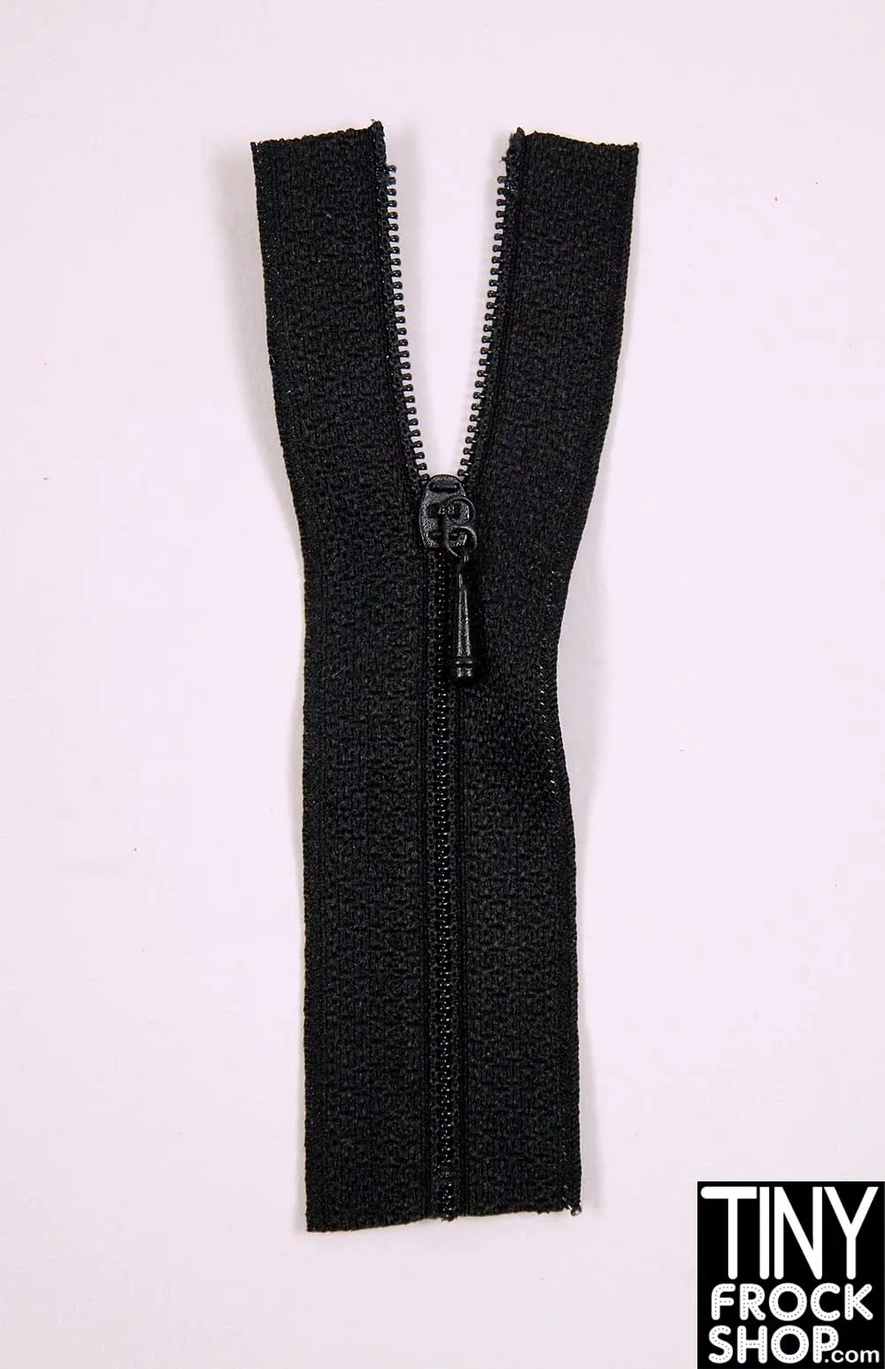 12" Fashion Doll High Quality Tiny Close Ended Nylon Doll Zippers - Size 0