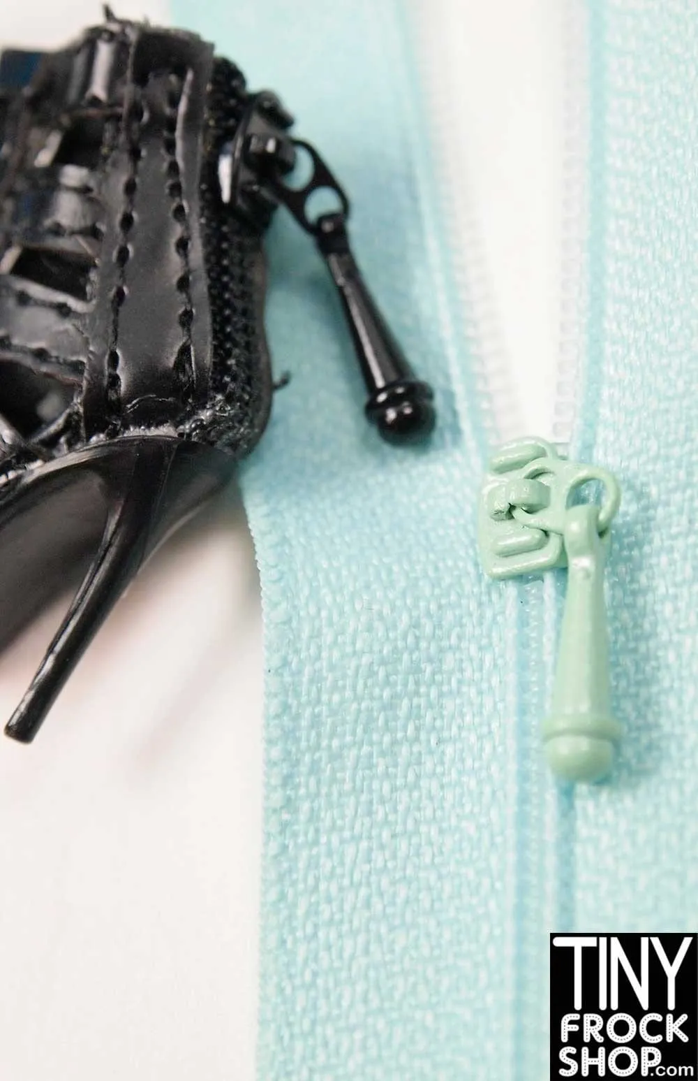 12" Fashion Doll High Quality Tiny Close Ended Nylon Doll Zippers - Size 0