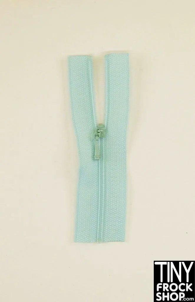12" Fashion Doll High Quality Tiny Close Ended Nylon Doll Zippers - Size 0