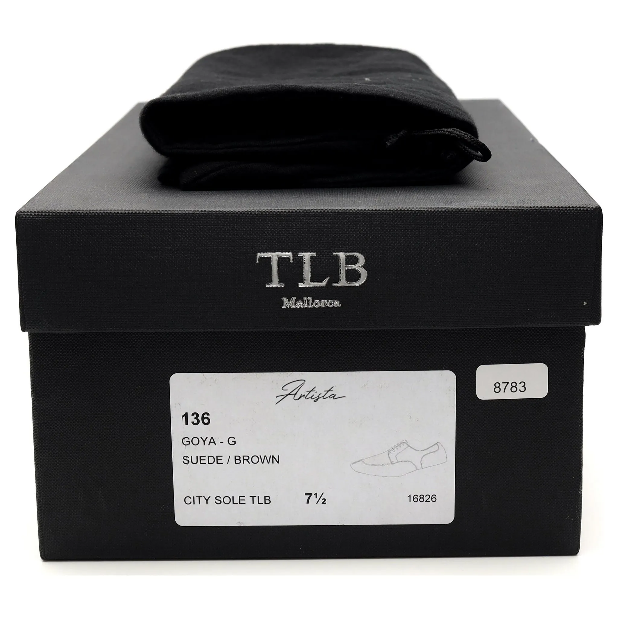 '136 Artista' Dark Brown Suede Derby UK 7.5 G