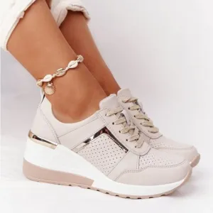 2023 VULCANIZED WEES HOLLOW BREATHABLE MESH CASUAL WOMEN SLIP ON LACE-UP LOAFERS NEW SNEAKERS
