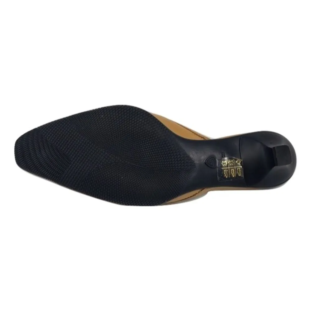 221432 Softy Tan Leather AGL Mules