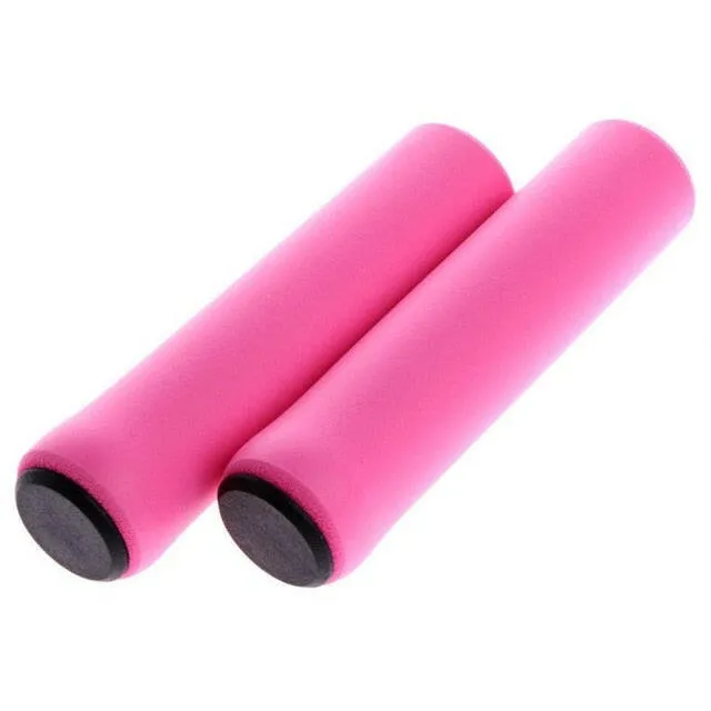 2pcs Soft Silicone Bicycle Handlebar Grips Outdoor MTB Road Bike Sponge Grips Cover Anti-slip Strong Support Grips Cycling Part