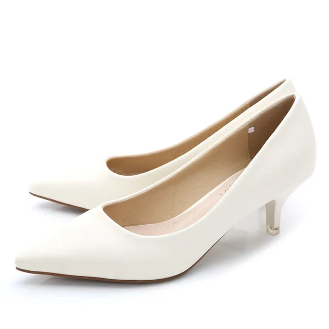 34-43 Woman Shoes Genuine Leather inside Low Heels Women Pumps Stiletto Women's Work shoe Pointed Toe Wedding Shoes