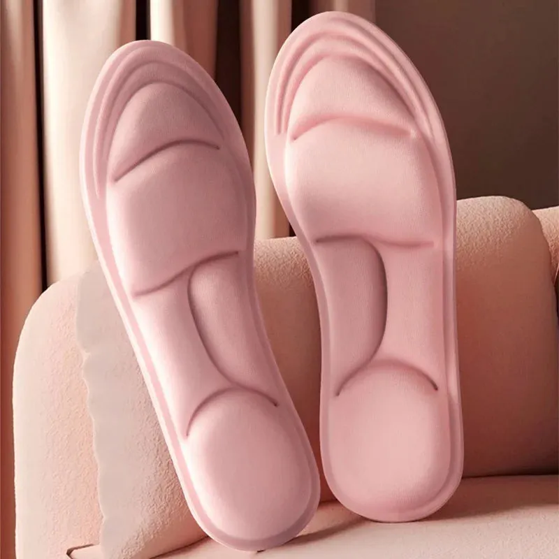 5D Memory Foam Massage Insoles – Breathable Cushion Orthopedic Shoe Soles for Running & Sports