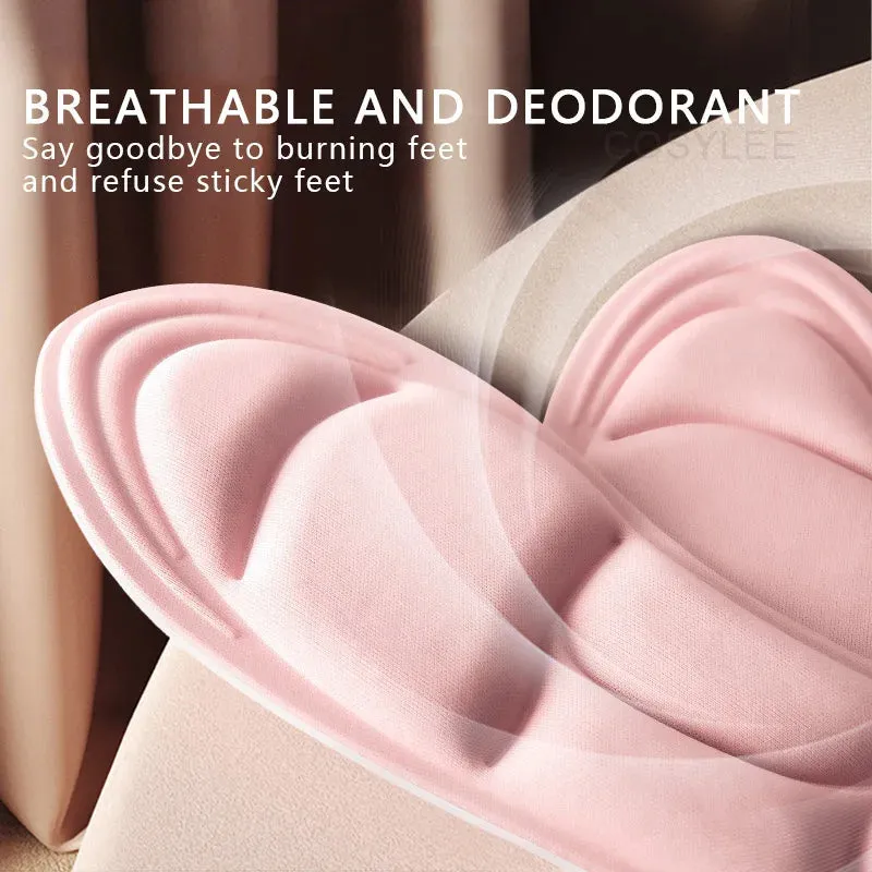 5D Memory Foam Massage Insoles – Breathable Cushion Orthopedic Shoe Soles for Running & Sports