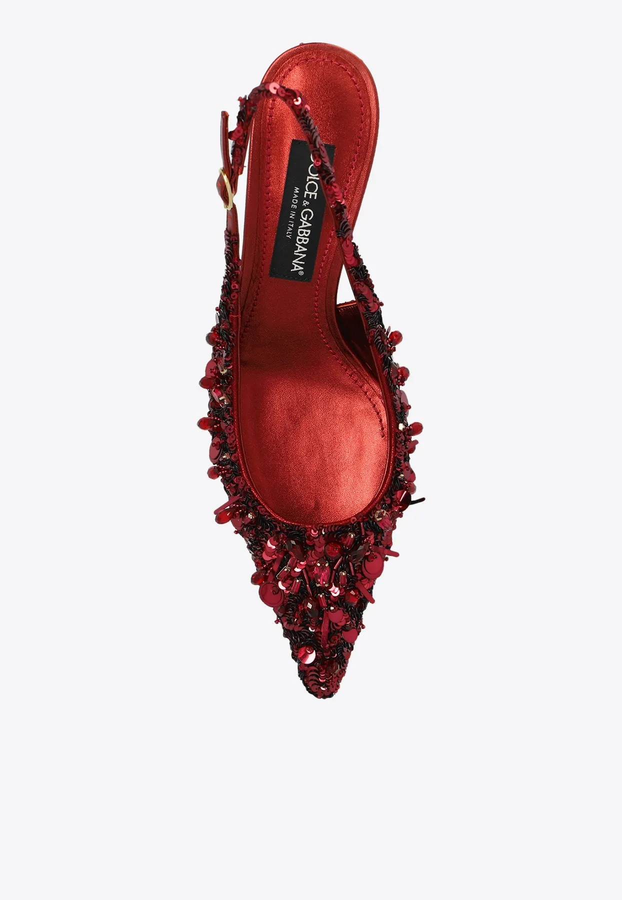 60 Sequined Slingback Pumps