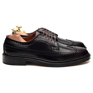 '975' Burgundy Cordovan Leather Derby Brogue UK 7.5 US 8 D
