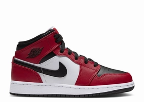 Balanced Sole Jordan 1 Mid Chicago Black Toe (GS)