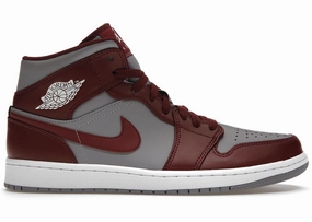 Jordan 1 Mid Cherrywood Red perforated panels All Day Comfort Technology
