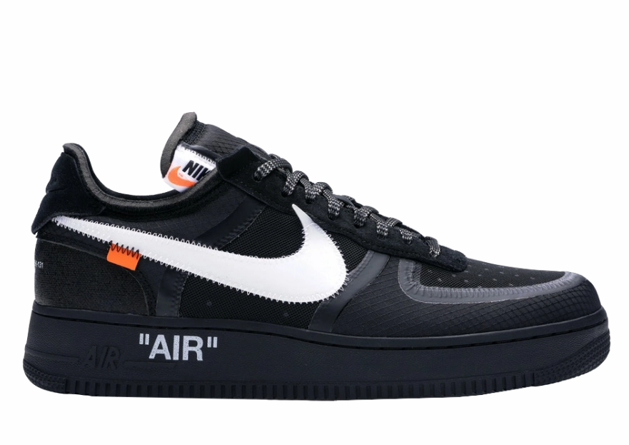 Slip Resistant Sole AF1 X OW "THE TEN" Black