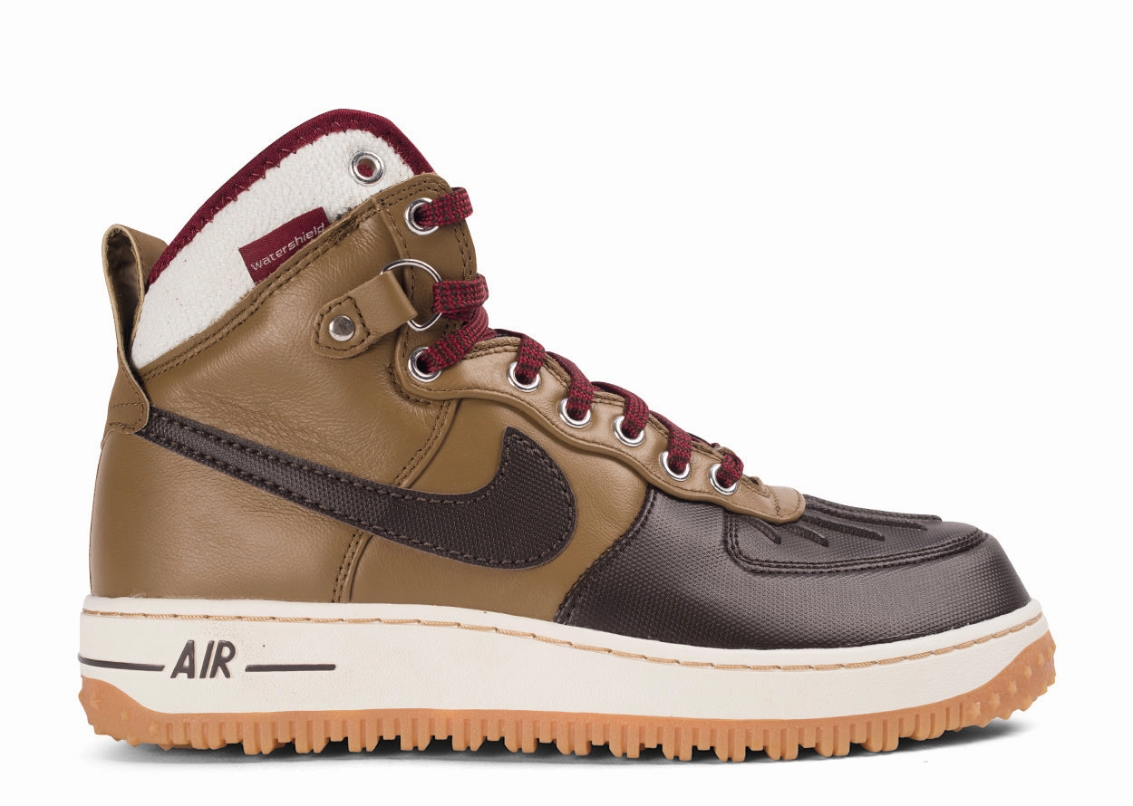 Padded Ankle Collar Air Force 1 Duckboot "Velvet Brown"