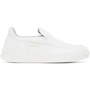 Acne Studios White Chunky Slip-On Sneakers