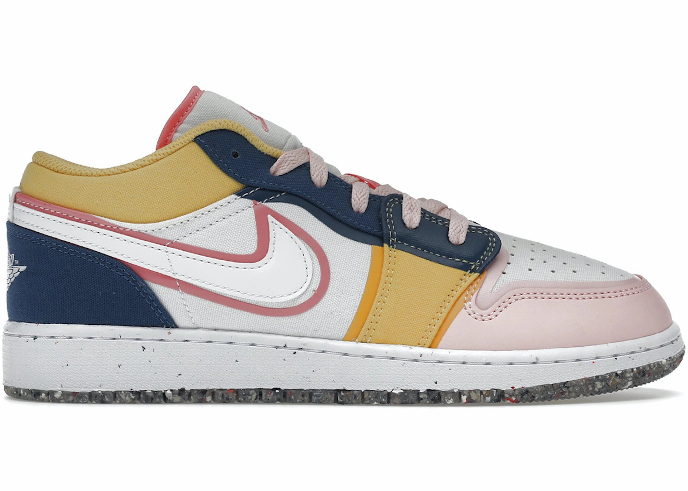 Unbeatable Traction Air Jordan 1 Low SE Multi-Color Canvas