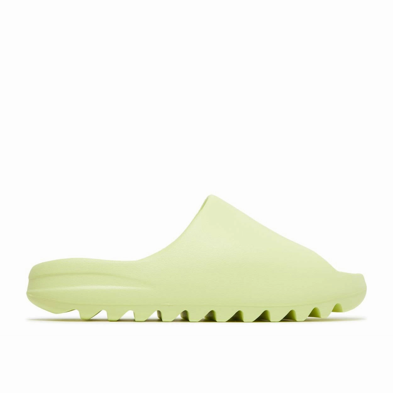 Yeezy Slide "Glow Green" (2022) Effortless Motion hot climate