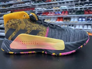ADIDAS Dame 5 Asia Tour Men's SIZE 9 Basketball Sneakers EF9367 Black Pink Yellow