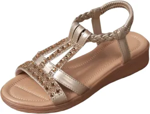 Adjustable Strap Flat Sandals for Women Adjustable Casual Fisherman Cool Shoes Comfortable Walking Sandals
