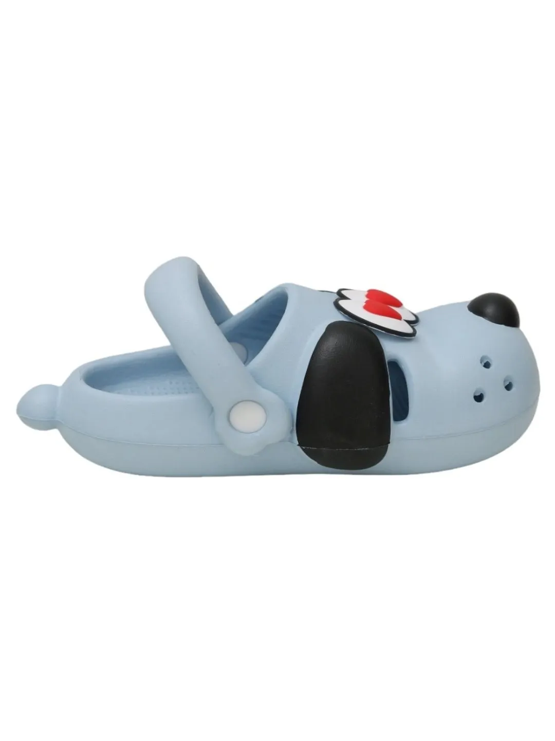 Adorable Puppy Love Girl's Clogs - Comfortable With Cartoon Themed, Blue