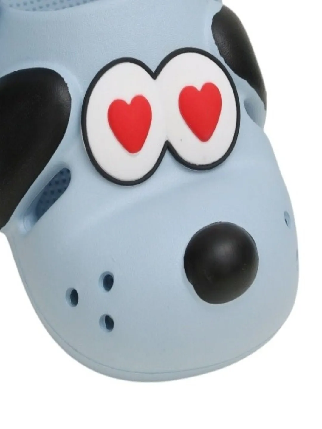 Adorable Puppy Love Girl's Clogs - Comfortable With Cartoon Themed, Blue