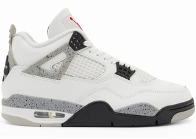 Jordan 4 Retro White Cement (2025) (Preowned Size 9) toe box shoes team sports shoes