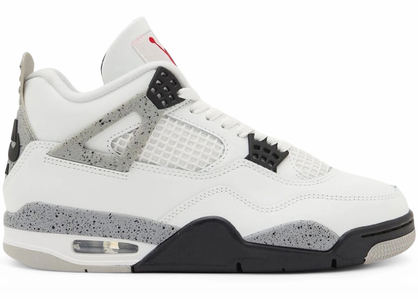 Jordan 4 Retro White Cement (2025) (Preowned Size 9) toe box shoes team sports shoes
