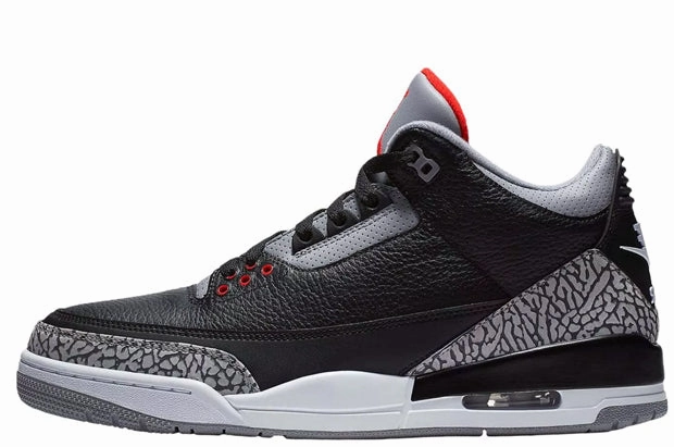 Foldable Design Air Jordan Retro 3 Black Cement
