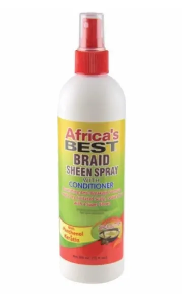 AFRICA'S BEST BRAID SHEEN SPRAY (12OZ)