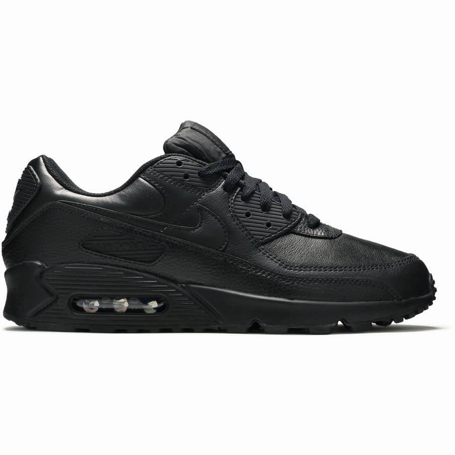 Air Max 90 Leather Triple Black (2020) Easy Entry Recycled materials