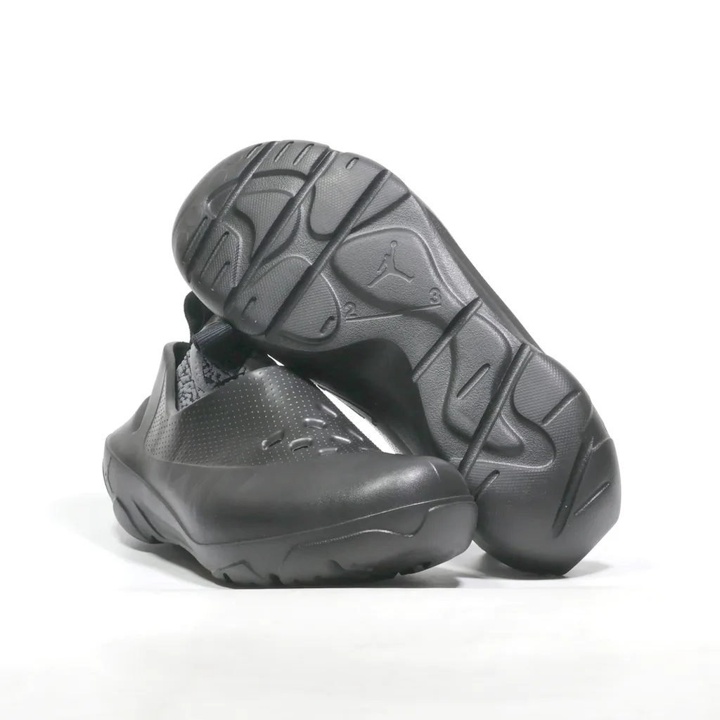 Air Jordan Casual Slip Ons Rubber Black Color For Men