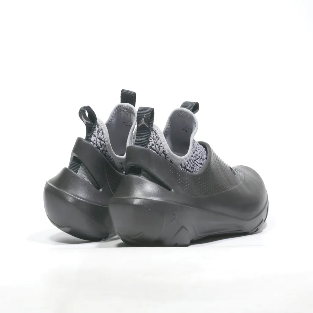 Air Jordan Casual Slip Ons Rubber Black Color For Men