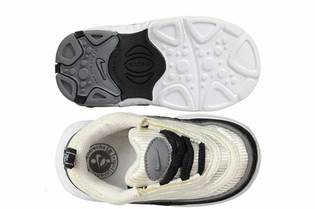 Nike Air Max 97 Toddler 'White-Black/Grey' Running Modern Routine