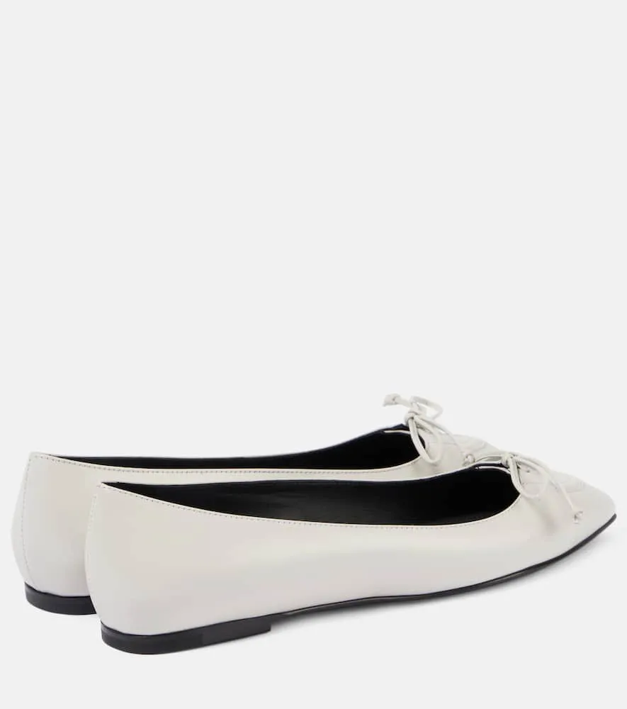 Alaia Leather ballet flats