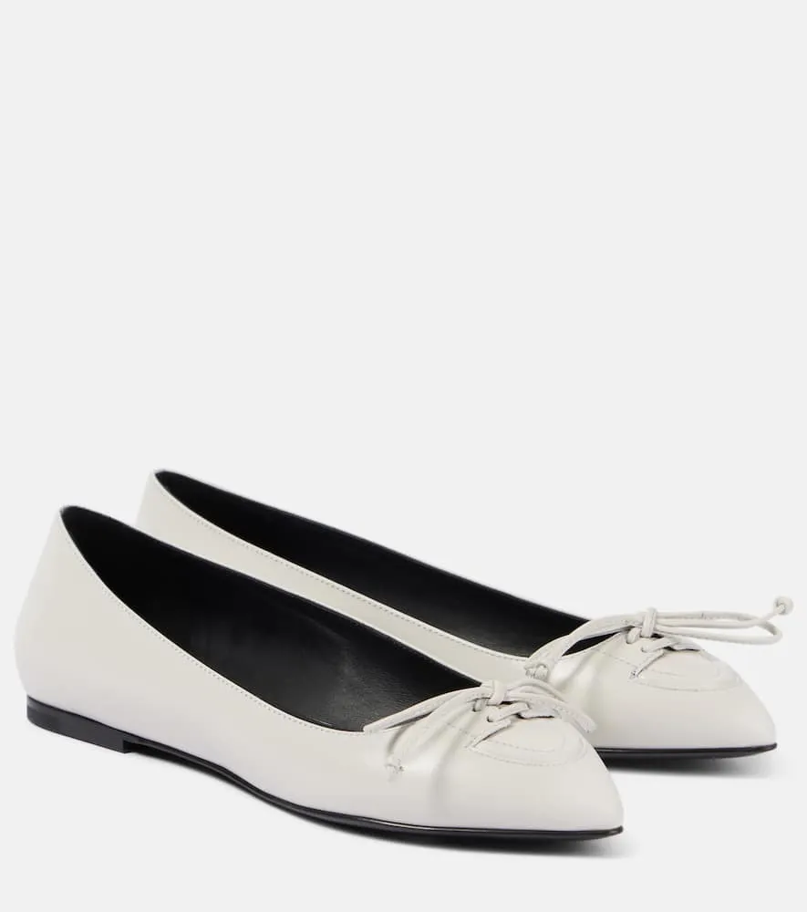 Alaia Leather ballet flats