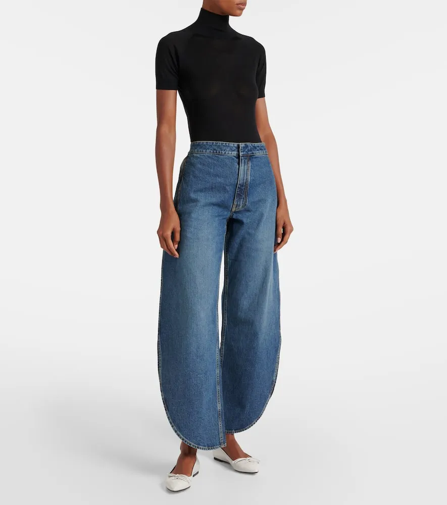 Alaia Leather ballet flats