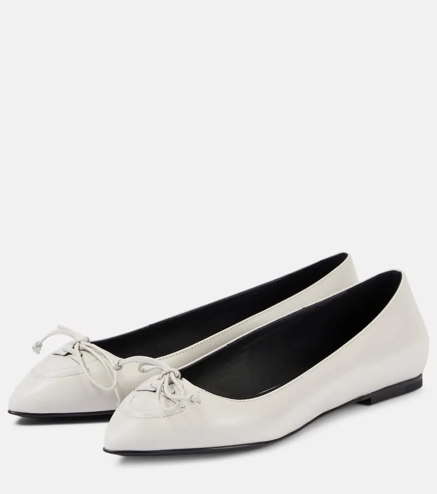 Alaia Leather ballet flats
