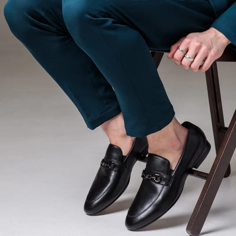 Albert Buckle Loafer - Black