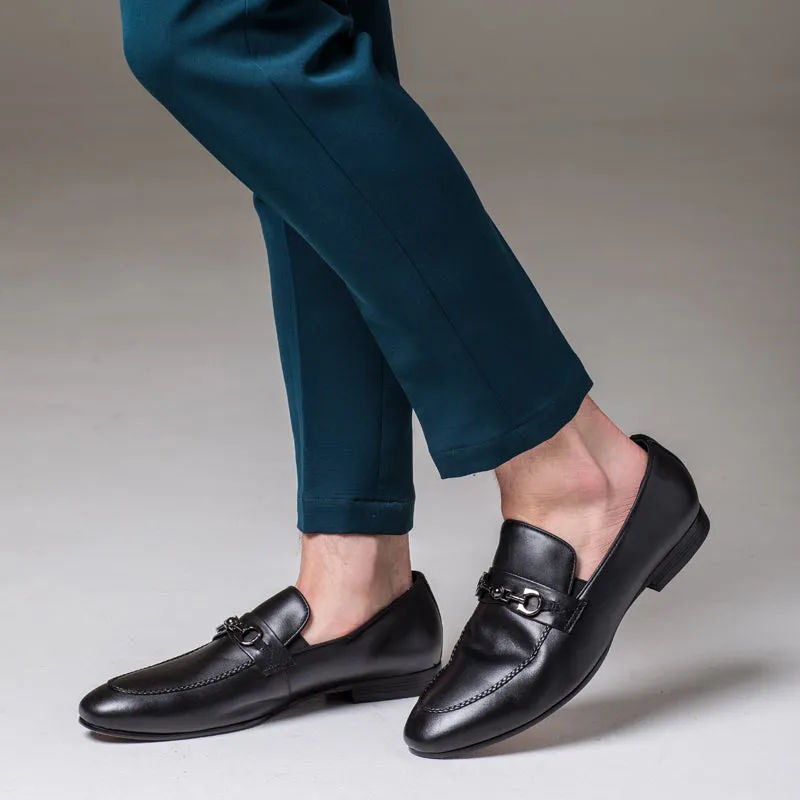 Albert Buckle Loafer - Black