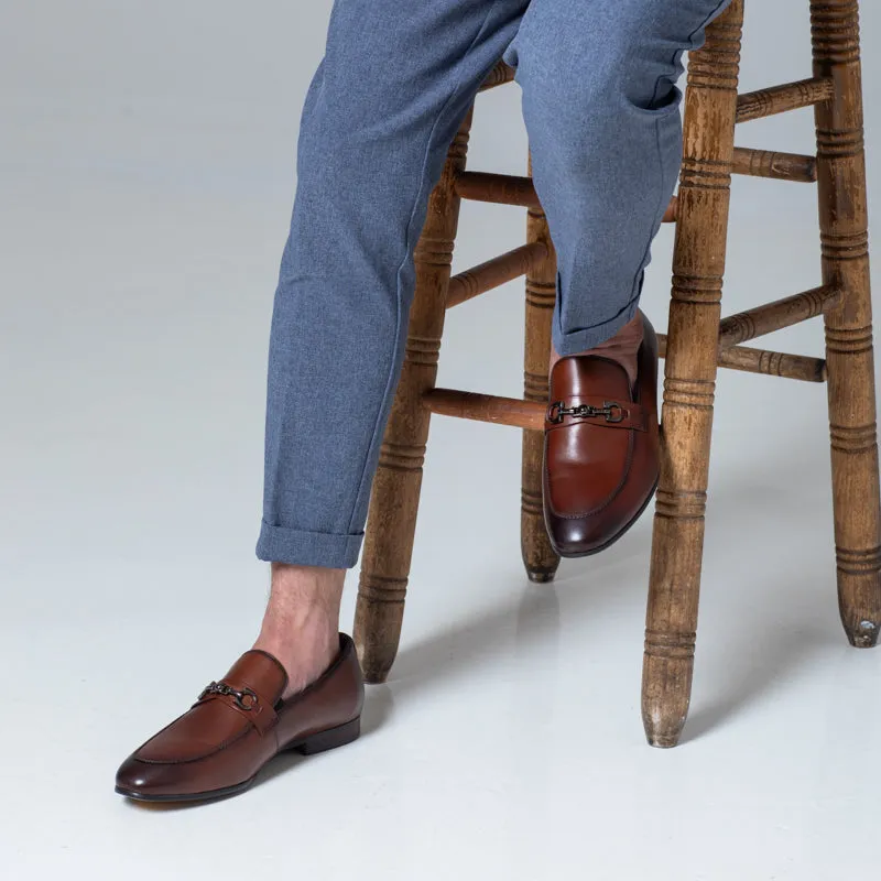 Albert Buckle Loafer - Brown
