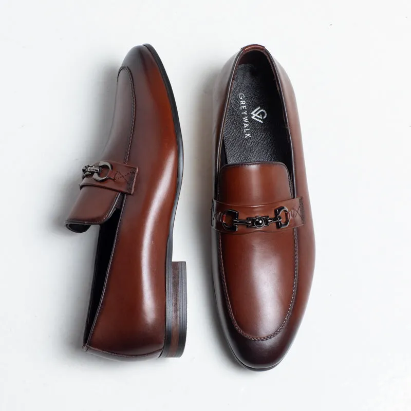 Albert Buckle Loafer - Brown