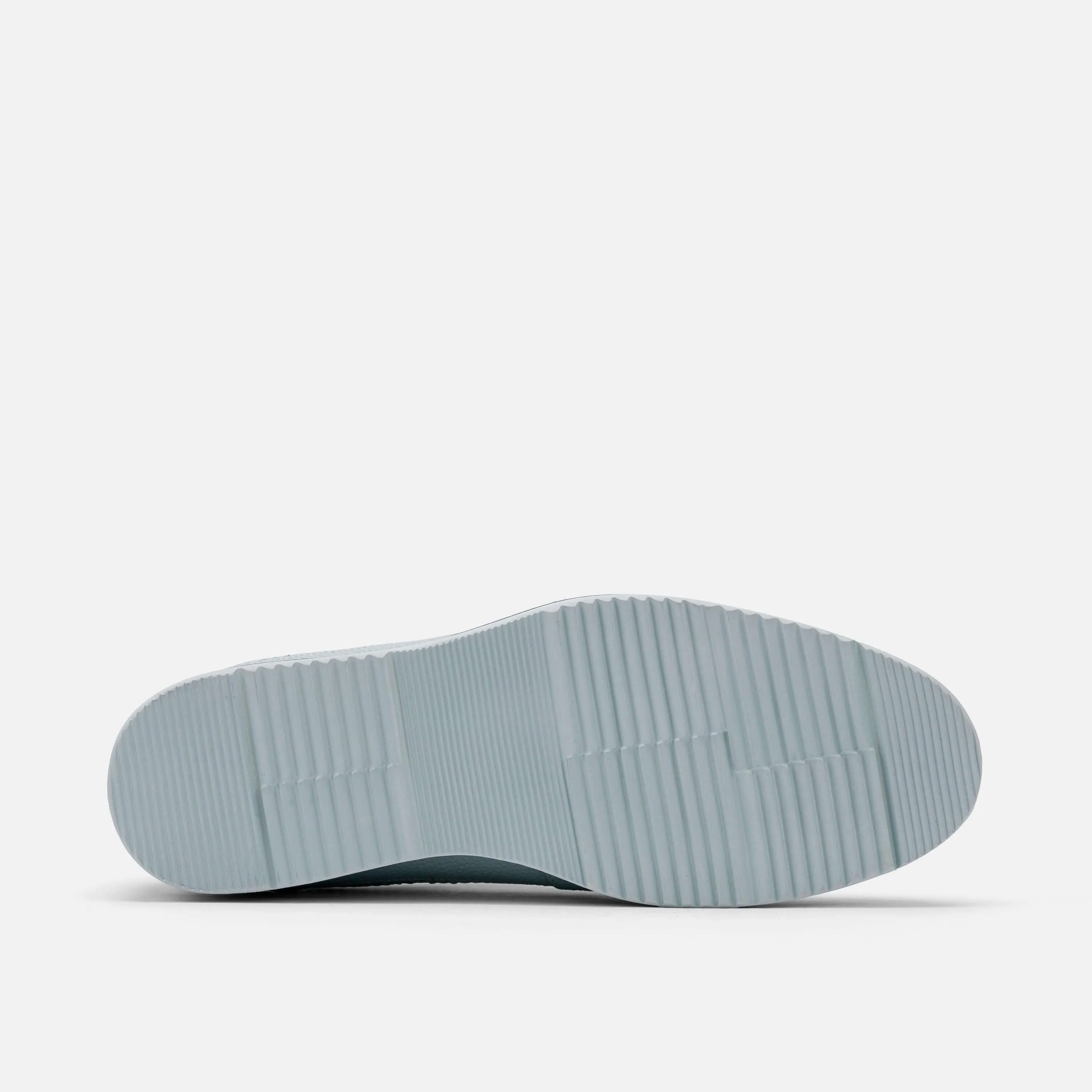Alexander Light Blue/White Leather Longwing Sneakers