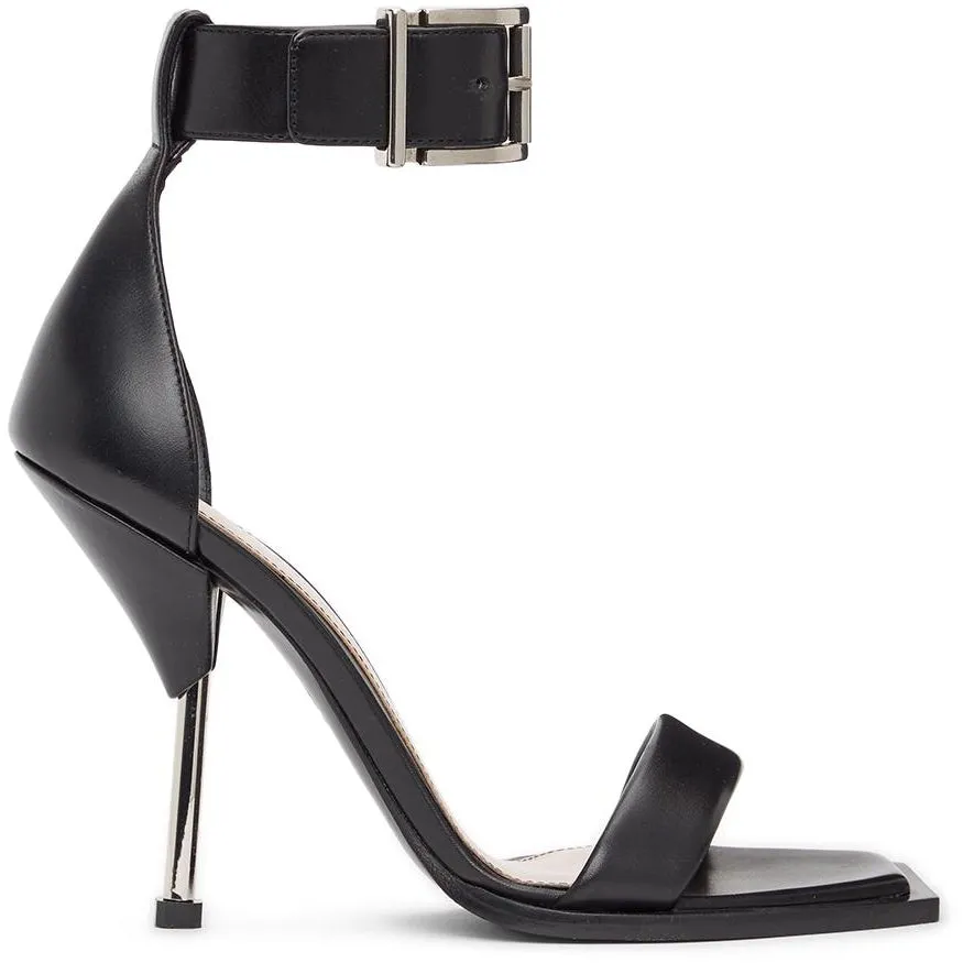 Alexander McQueen Black Double Strap Sandals