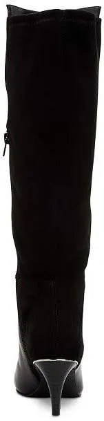 Alfani Womens Hakuu Faux Leather Wide Calf Knee-High Boots