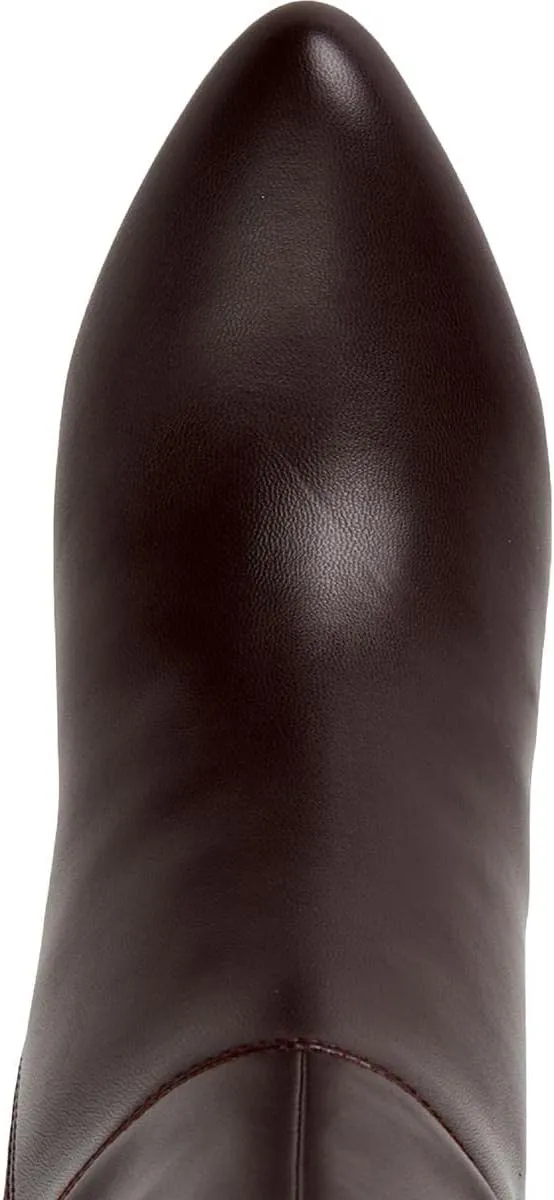 Alfani Womens Hakuu Faux Leather Wide Calf Knee-High Boots