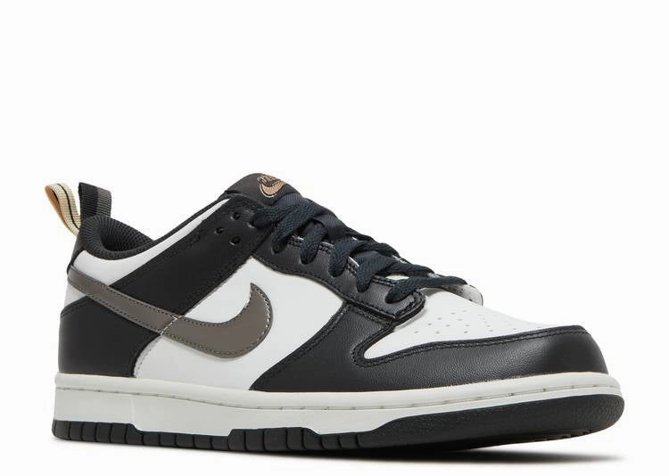 Nike Dunk Low Black White Metallic (GS) speed - work Flexible Midsole