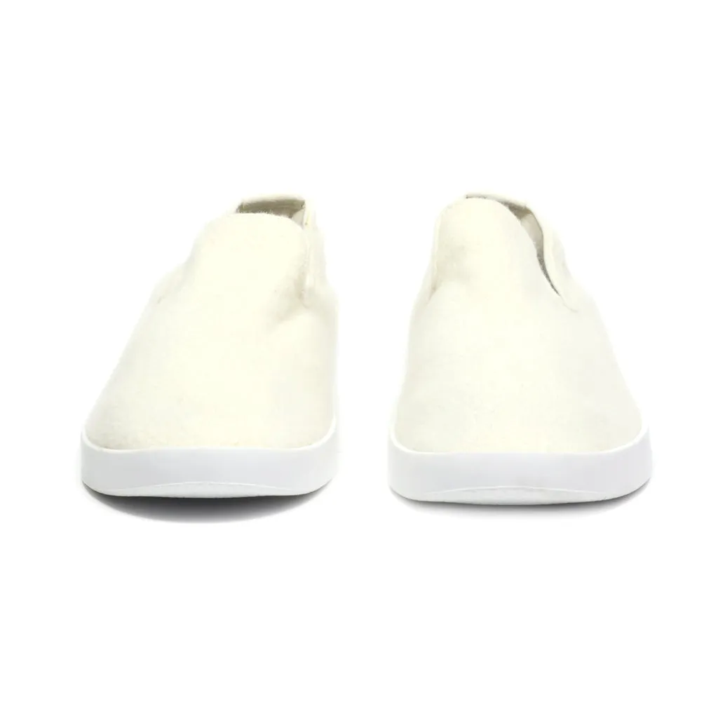 Allbirds Slip Ons Wool White Colour For Women