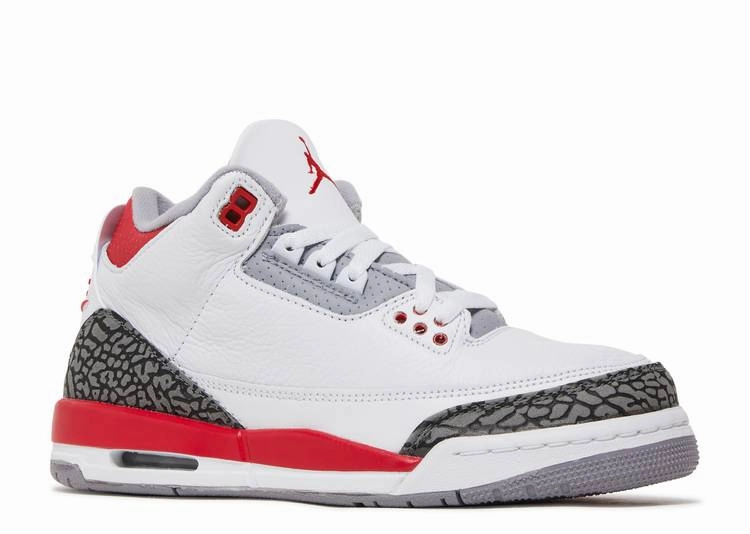 Jordan 3 Retro Fire Red (GS) Roomy Fit