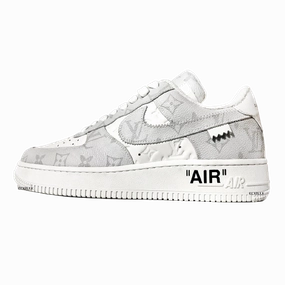 AF1 x OW by Virgil - Grey Customs Bonded Midfoot