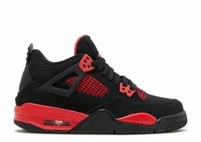 Jordan 4 Retro Red Thunder (GS) Active Lifestyle molded footbed shoes